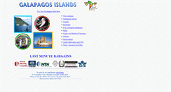 Desktop Screenshot of galapagos-adventures.com